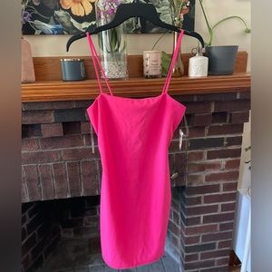 Charlotte Russe hot pink party dress size medium!